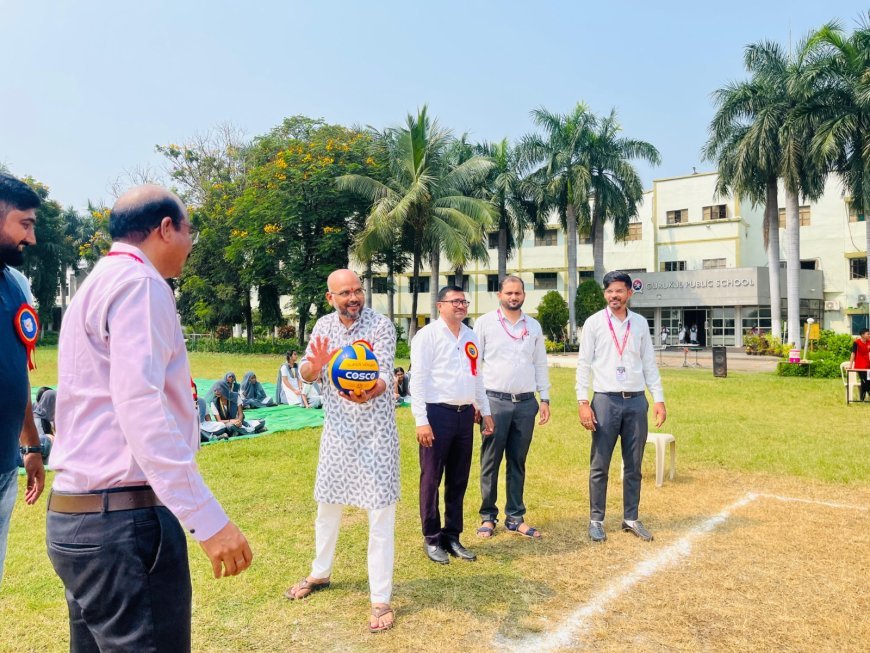 गुरुकुल पब्लिक स्कूल में जिला स्तरीय वॉलीबाल प्रतियोगिता का भव्य शुभारंभ – 8 शालाओं ने लिया उत्साहपूर्वक हिस्सा