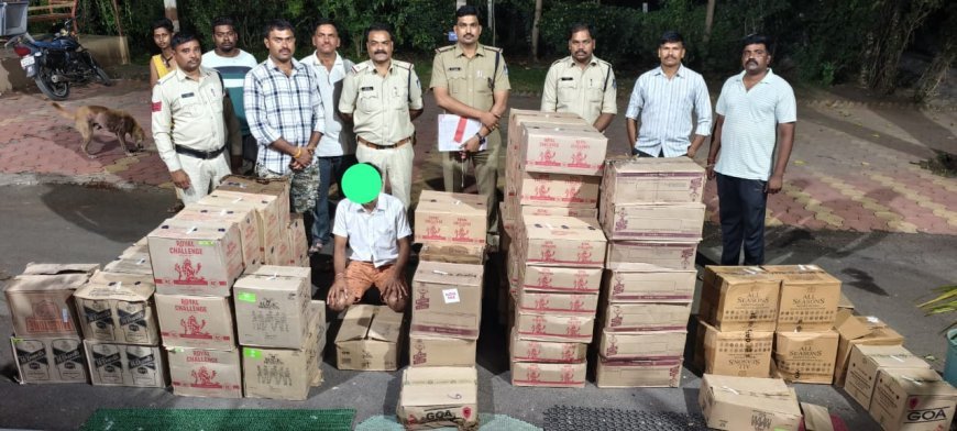 अलीराजपुर पुलिस की बड़ी कार्रवाई: चांदपुर में अवैध शराब की 93 पेटियाँ जब्त, एक आरोपी गिरफ्तार