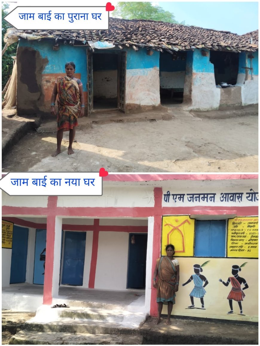 पीएम-जनमन योजना ने बदली बैगा परिवारों की तकदीर, पक्के घर से मिला सुरक्षित और सम्मानित जीवन