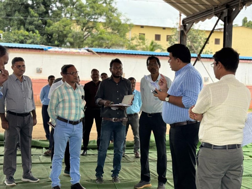 राज्योत्सव-2025 की तैयारियों का कलेक्टर ने किया पूर्व निरीक्षण, दिए आवश्यक निर्देश
