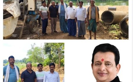 बसना विधायक डॉ. संपत अग्रवाल की पहल से भदरपाली में 6.82 करोड़ की पुलिया निर्माण का शुभारंभ