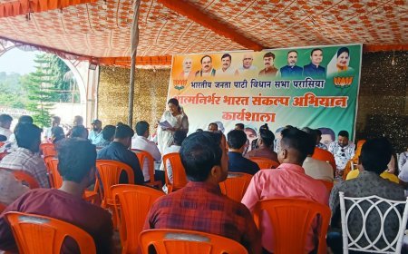 परासिया विधानसभा में आत्मनिर्भर भारत संकल्प अभियान कार्यशाला सम्पन्न, स्वदेशी अपनाने का लिया गया संकल्प