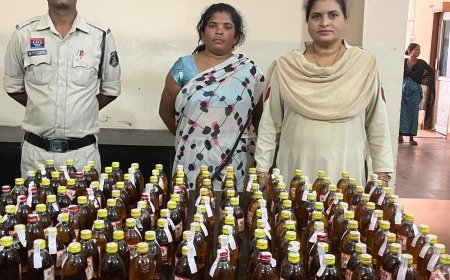 उरला पुलिस की बड़ी कार्रवाई: महिला गिरफ्तार, 150 पौवा अवैध देशी शराब जप्त