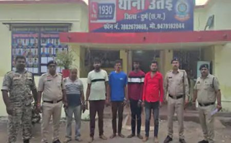 दुर्ग में बिहार के मजदूर की हत्या का खुलासा, फैक्ट्री साइट इंचार्ज समेत पांच आरोपी गिरफ्तार