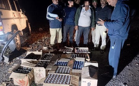 थाना रामनगर पुलिस की बड़ी कार्रवाई: अवैध अंग्रेजी शराब परिवहन में दो आरोपी गिरफ्तार, बोलेरो वाहन सहित ₹7.31 लाख की शराब जप्त