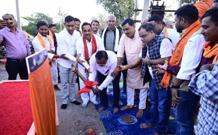 उपमुख्यमंत्री विजय शर्मा के प्रयासों से अमरौड़ी को 41.65 लाख की सौगात, गौरव पथ से खुले विकास के नए द्वार