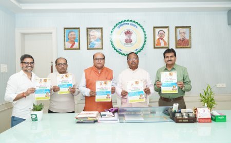 कृषि मंत्री रामविचार नेताम ने किया राज्य स्तरीय फल, फूल और सब्जी प्रदर्शनी का पोस्टर विमोचन