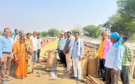 जिला पंचायत अध्यक्ष ने धान खरीदी केंद्र का शुभारंभ किया, किसानों में उत्साह की लहर