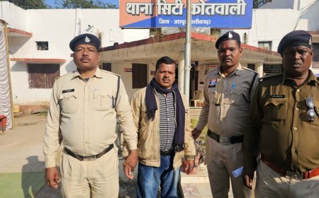 जशपुर में नाबालिग से दुव्यवहार के आरोपी शिक्षक की गिरफ्तारी