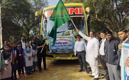 राष्ट्रीय आविष्कार अभियान के तहत विद्यार्थियों का कानन पेंडारी शैक्षणिक भ्रमण