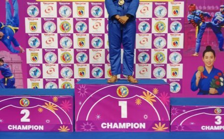 14वीं राष्ट्रीय वोविनाम चैंपियनशिप में मेघा माहेश्वरी ने जीता स्वर्ण पदक, अर्जुन्दा में खुशी की लहर