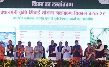 केंद्रीय कृषि मंत्री शिवराज सिंह चौहान ने वाटरशेड महोत्सव वाहन को हरी झंडी दिखाकर किया रवाना