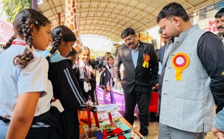 गुरुकुल पब्लिक स्कूल में विज्ञान प्रदर्शनी का भव्य आयोजन, छात्राओं ने पेश किया उत्कृष्ट वॉटर फ़िल्टर मॉडल