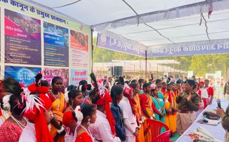 मुख्यमंत्री श्री विष्णुदेव साय ने जशपुर में नवीन आपराधिक कानून स्टॉल का किया निरीक्षण, जागरूकता मॉडल की सराहना