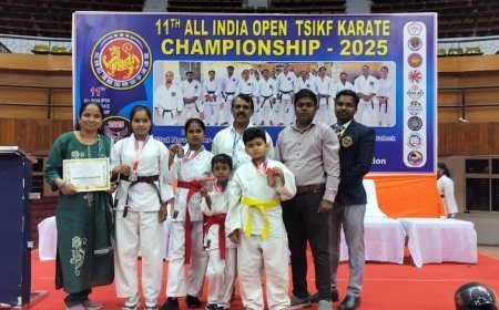 राष्ट्रीय कराटे टूर्नामेंट में कोंडागांव के खिलाड़ियों का शानदार प्रदर्शन, कई मेडल अपने नाम