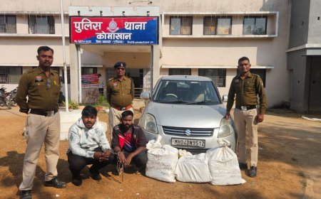 एंटी नारकोटिक्स टास्क फोर्स की बड़ी कार्रवाई, 50 किलो अवैध गांजा के साथ दो अंतरराज्यीय तस्कर गिरफ्तार