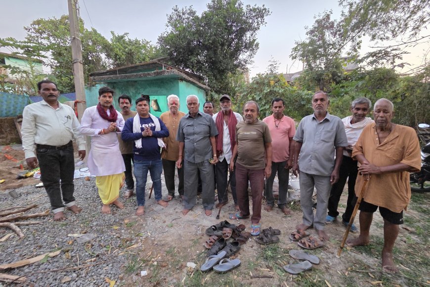 तागा ग्राम में प्राचीन माँ चंडी दाई मंदिर के जीर्णोद्धार हेतु भूमिपूजन, सनातन संस्कृति संरक्षण का लिया संकल्प