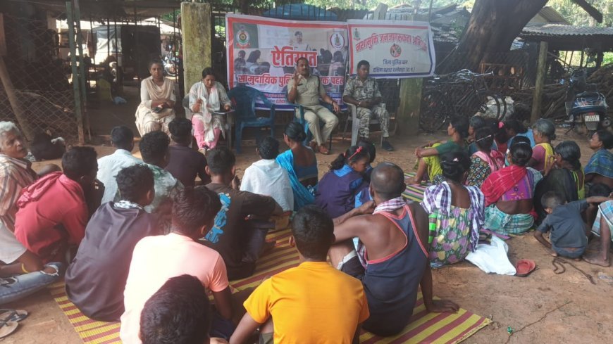 बचेली पुलिस ने चलाया सायबर फ्रॉड, नशा मुक्ति और यातायात जागरूकता अभियान