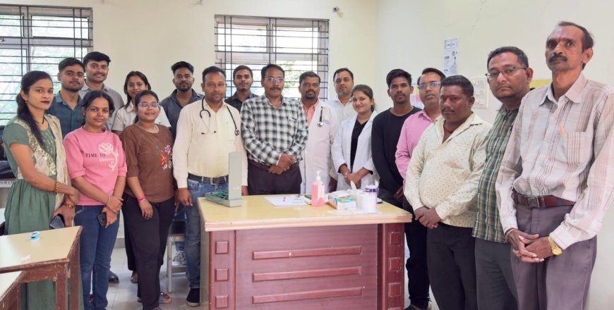 केटीयू में स्वास्थ्य शिविर का आयोजन, 100 से अधिक शिक्षक, कर्मचारी और छात्रों ने करवाई स्वास्थ्य जांच