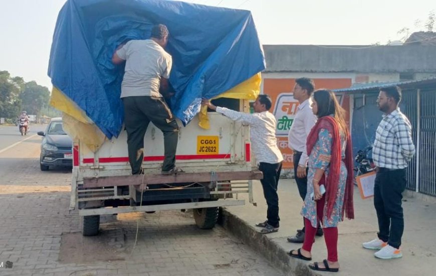 केशकाल में प्रशासन की सख्ती, 65 बोरी अवैध धान जब्त — SDM आकांक्षा नायक की अगुवाई में कार्रवाई