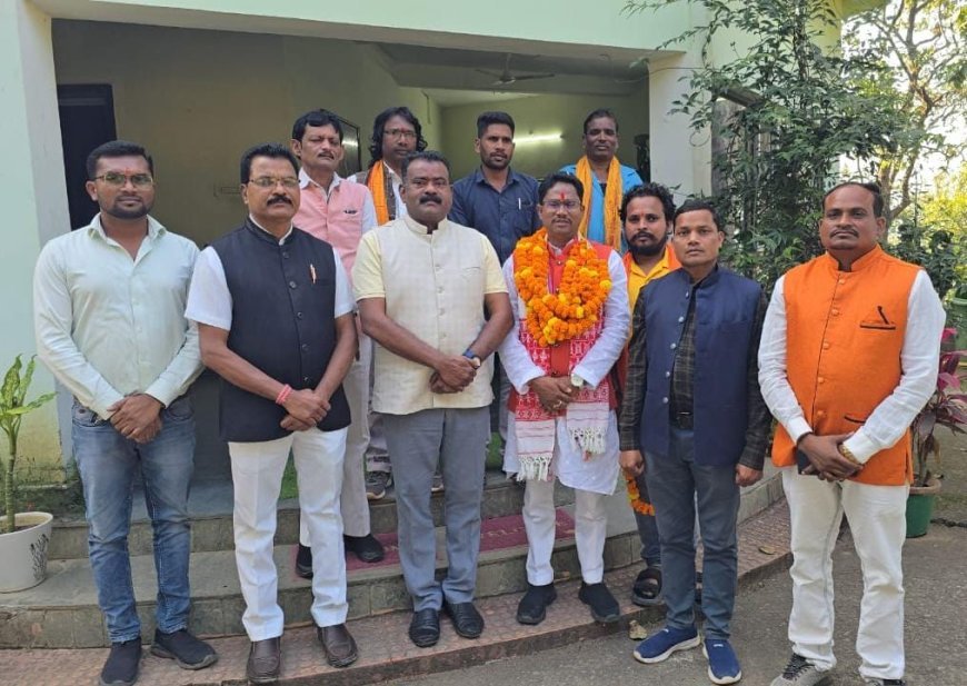 अनुसूचित जनजाति आयोग के नए अध्यक्ष रूपसिंह मंडावी का केशकाल में भव्य स्वागत — विधायक नीलकंठ टेकाम और भाजपा कार्यकर्ता रहे उपस्थित