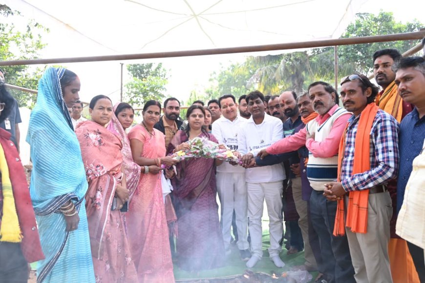 सिरपुर में सेन समाज के कार्यक्रम में शामिल हुए विधायक डॉ. संपत अग्रवाल, क्षेत्र की खुशहाली के लिए की कामना