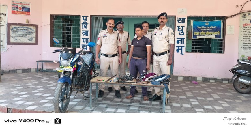 कबीरधाम पुलिस की सतर्कता से जिला सहकारी बैंक में चोरी का बड़ा प्रयास नाकाम