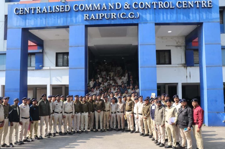 छत्तीसगढ़ के 17 जिलों के डायल 112 कर्मचारियों को तीन दिवसीय उन्नत प्रशिक्षण