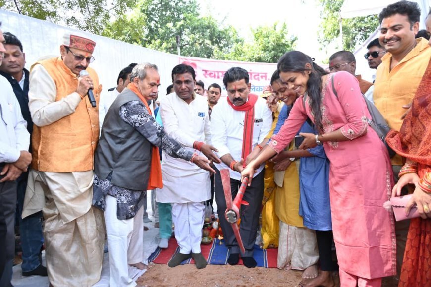 उप मुख्यमंत्री विजय शर्मा ने 4.41 करोड़ की नालंदा परिसर लाइब्रेरी का भूमि पूजन किया, युवाओं को मिलेगा 24 घंटे आधुनिक अध्ययन केंद्र