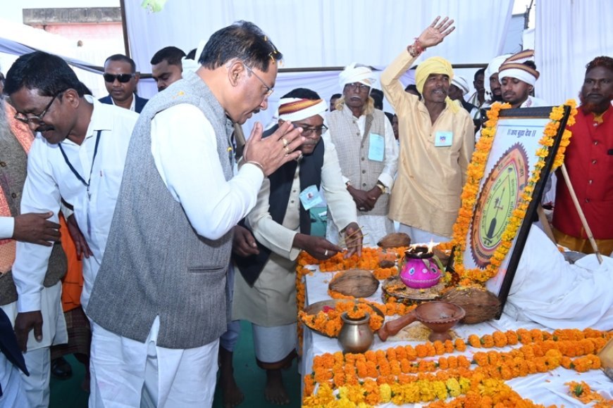 माओवाद समाप्ति की ओर, नियद नेल्लानार योजना से ग्रामीण लाभान्वित: मुख्यमंत्री विष्णुदेव साय