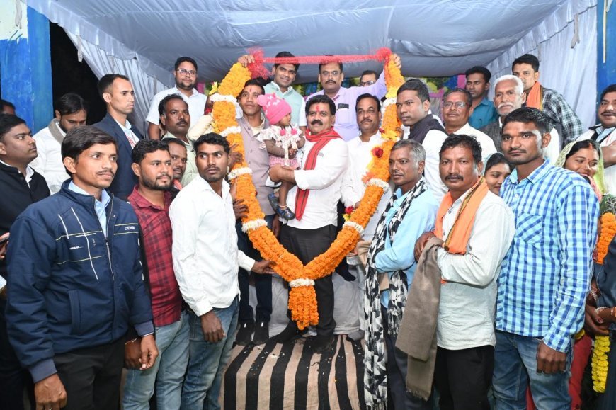 उपमुख्यमंत्री विजय शर्मा ने 1 करोड़ 98 लाख के विकास कार्यों का किया भूमिपूजन