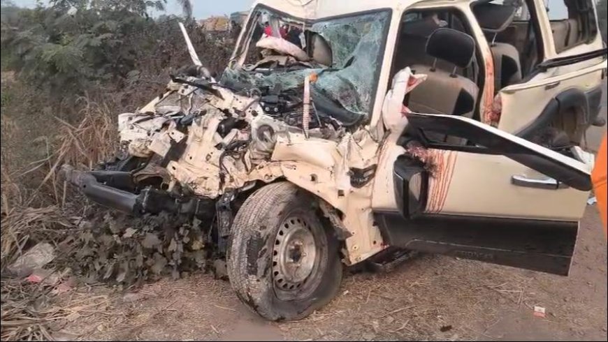 जांजगीर में ट्रक–स्कार्पियो भिड़ंत में आर्मी जवान सहित 5 की मौत