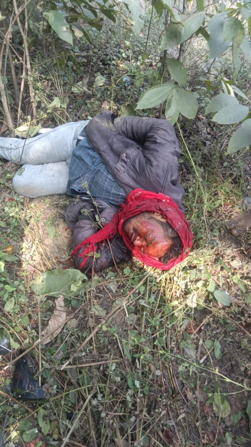 बलरामपुर में सड़क किनारे मिली ग्रामीण की लाश, हादसे की आशंका