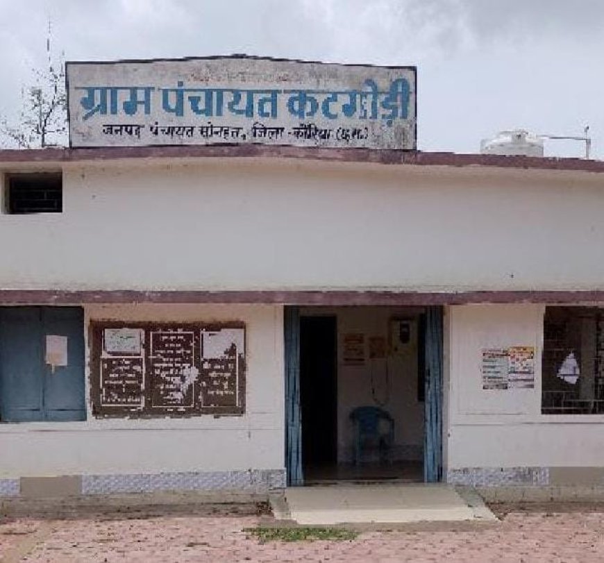 जनपद पंचायत सोनहत के कटगोड़ी में लाखों का घोटाला, सचिव–सरपंच पर पंचायत राशि के दुरुपयोग का आरोप