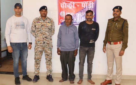 कबीरधाम: थाना बोड़ला में एनडीपीएस एक्ट के तहत दो गांजा तस्कर गिरफ्तार