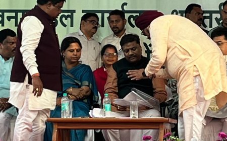 नगर पंचायत नगरी ने वन मंत्री से मिट्टी संस्कार भूमि आवंटन की मांग की