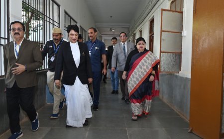 उच्च न्यायालय की न्यायमूर्ति रजनी दुबे ने किया जिला न्यायालय कबीरधाम का निरीक्षण, लोक अदालत की तैयारियों के दिए निर्देश