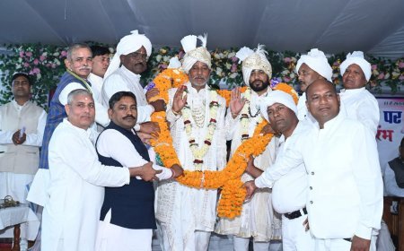 मुंगेली में गुरु ज्ञान प्रकाश पर्व की भव्य शुरुआत, सतनाम शोभायात्रा में उमड़ा आस्था का सैलाब