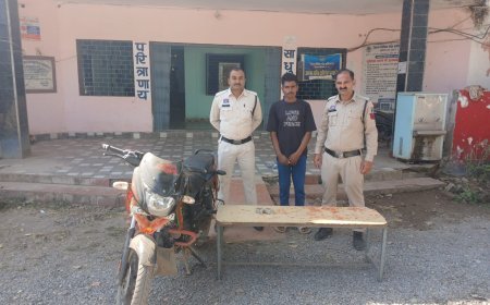 नाबालिग से लूट का खुलासा, कबीरधाम पुलिस ने आरोपी को मोटरसाइकिल व चांदी के लच्छा सहित किया गिरफ्तार