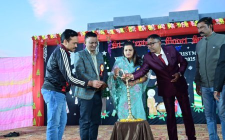 स्टेट स्टीफेंस मॉडल स्कूल में उत्साहपूर्ण क्रिसमस कार्यक्रम संपन्न