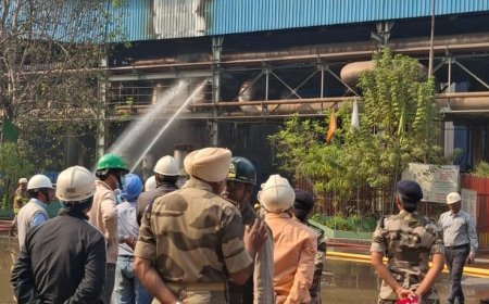 भिलाई स्टील प्लांट में भीषण आग, PBS-2 क्षेत्र में बड़ा हादसा; करोड़ों का नुकसान संभावित