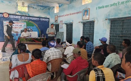 ग्राम पंचायत बगरूमनाला में प्रोजेक्ट उन्नति के तहत राजमिस्त्री प्रशिक्षण का निरीक्षण, अधिकारियों ने परखी प्रशिक्षण की गुणवत्ता