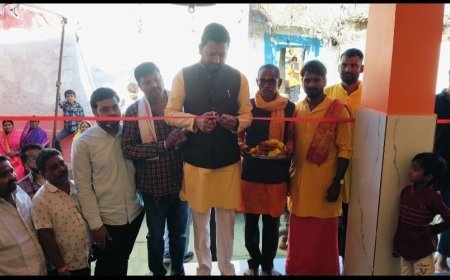 शिव मंदिर प्राण प्रतिष्ठा व शीतला मंच के भूमिपूजन में शामिल हुए विक्रांत सिंह