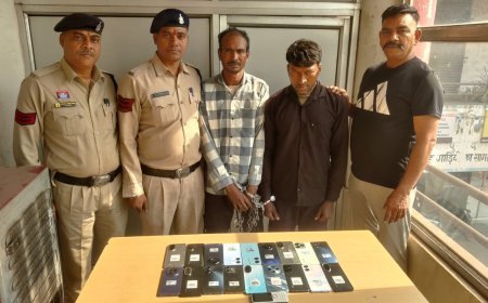 लाखों रुपये के मोबाइल चोरी का खुलासा: रायपुर पुलिस ने 2 अंतर्राज्यीय आरोपियों को किया गिरफ्तार