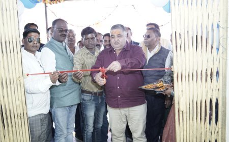 कैबिनेट मंत्री राजेश अग्रवाल ने गुमगरा खुर्द पीएचसी के नए भवन का किया लोकार्पण