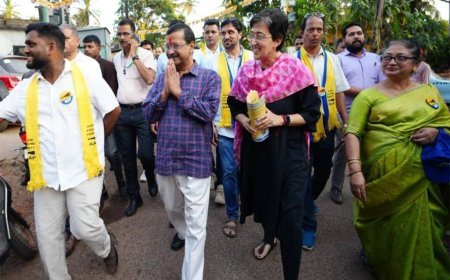 केजरीवाल का गोवा में हमला: भाजपा पर भ्रष्टाचार और हफ्ता वसूली के आरोप, कांग्रेस को भी लिया निशाने पर