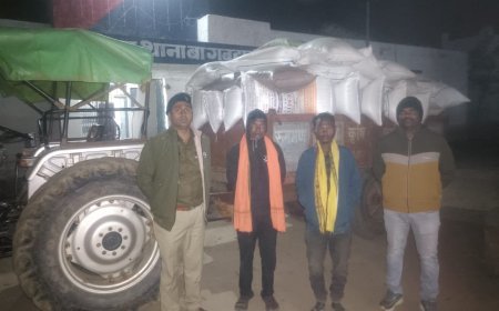 धान कोचियों पर जशपुर पुलिस की सख्ती, ट्रक-पिकअप-ट्रैक्टर से 342 क्विंटल अवैध धान जब्त