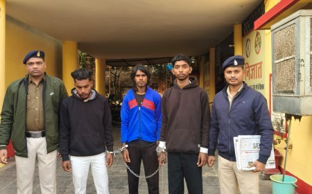 नाचने के विवाद में युवक की हत्या, 03 आरोपी व 03 विधि से संघर्षरत बालक गिरफ्तार