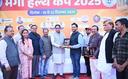 मेगा हेल्थ कैंप–2025 में रिकॉर्ड 17,526 मरीजों ने लिया निःशुल्क लाभ, इलाज के साथ भोजन व्यवस्था बनी मिसाल