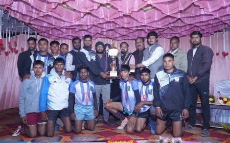 स्व. बीरेंद्र दाऊ की स्मृति में राज्य स्तरीय कबड्डी प्रतियोगिता का भव्य आयोजन, वीजागोड़ टीम बनी विजेता